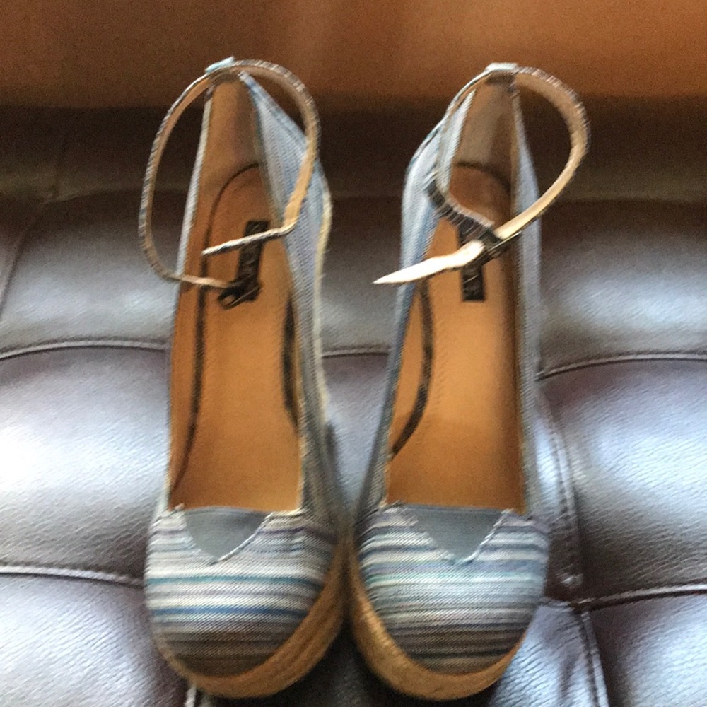 Shoe Mint Wedge Ankle Strap Shoes